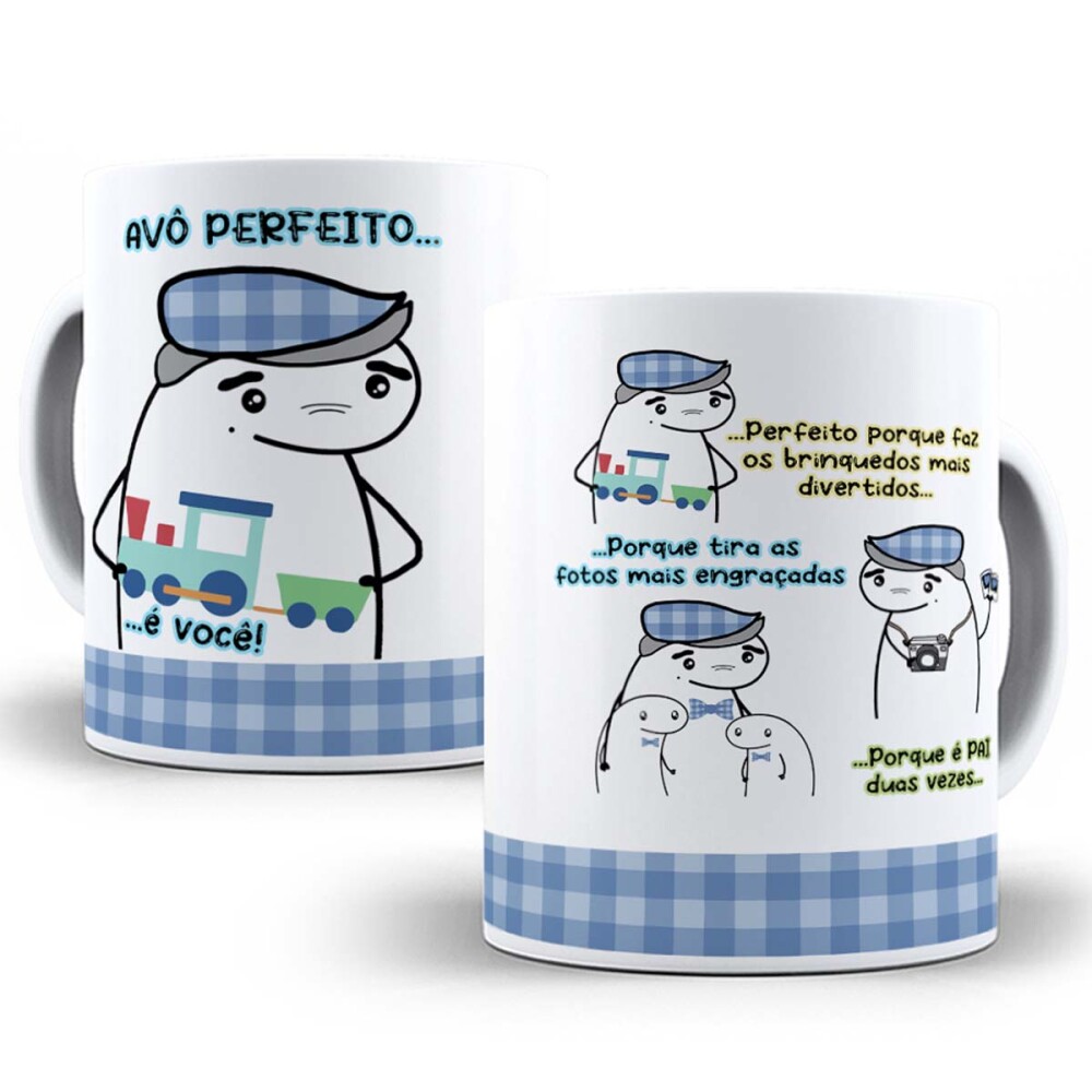 Estampas Canecas Flork Dia dos Avós 70 Artes Mockups