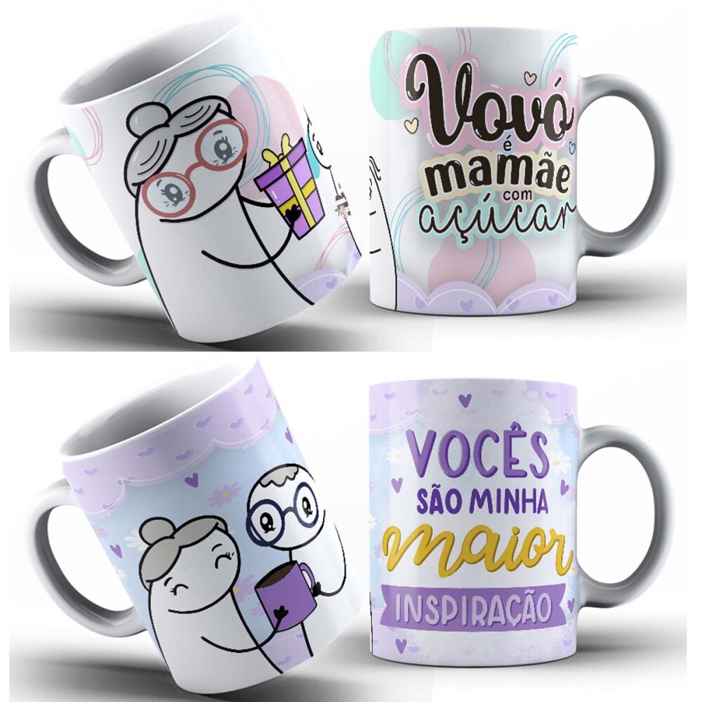 Estampas Dia dos Avós Kit Digital Flork Sublimação Pack 1