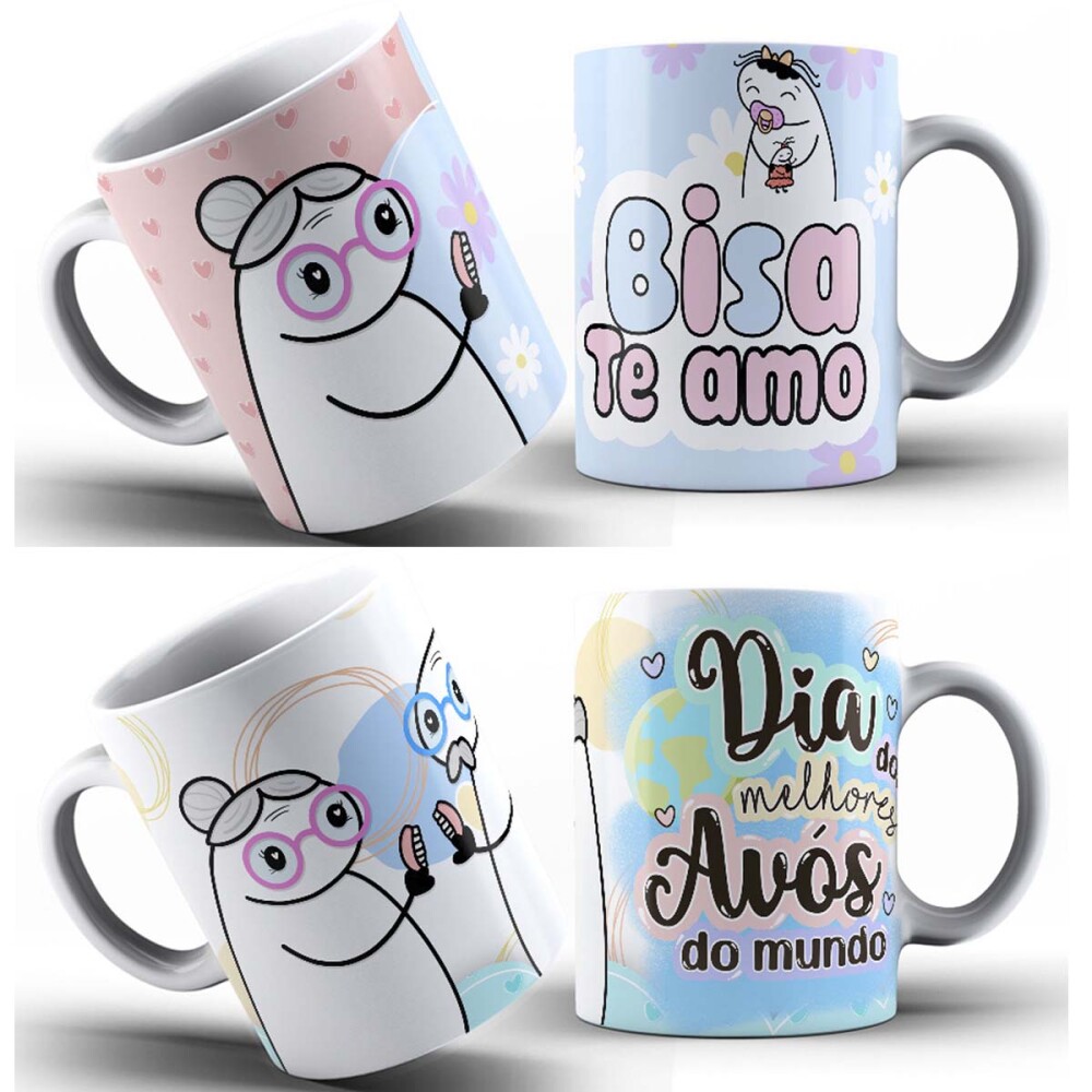 Estampas Dia dos Avós Kit Digital Flork Sublimação Pack 1