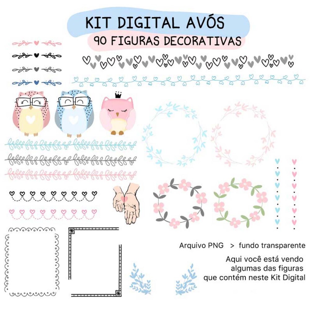 Estampas Frases Coloridas Sublimação Dia Avós Pandoca Png