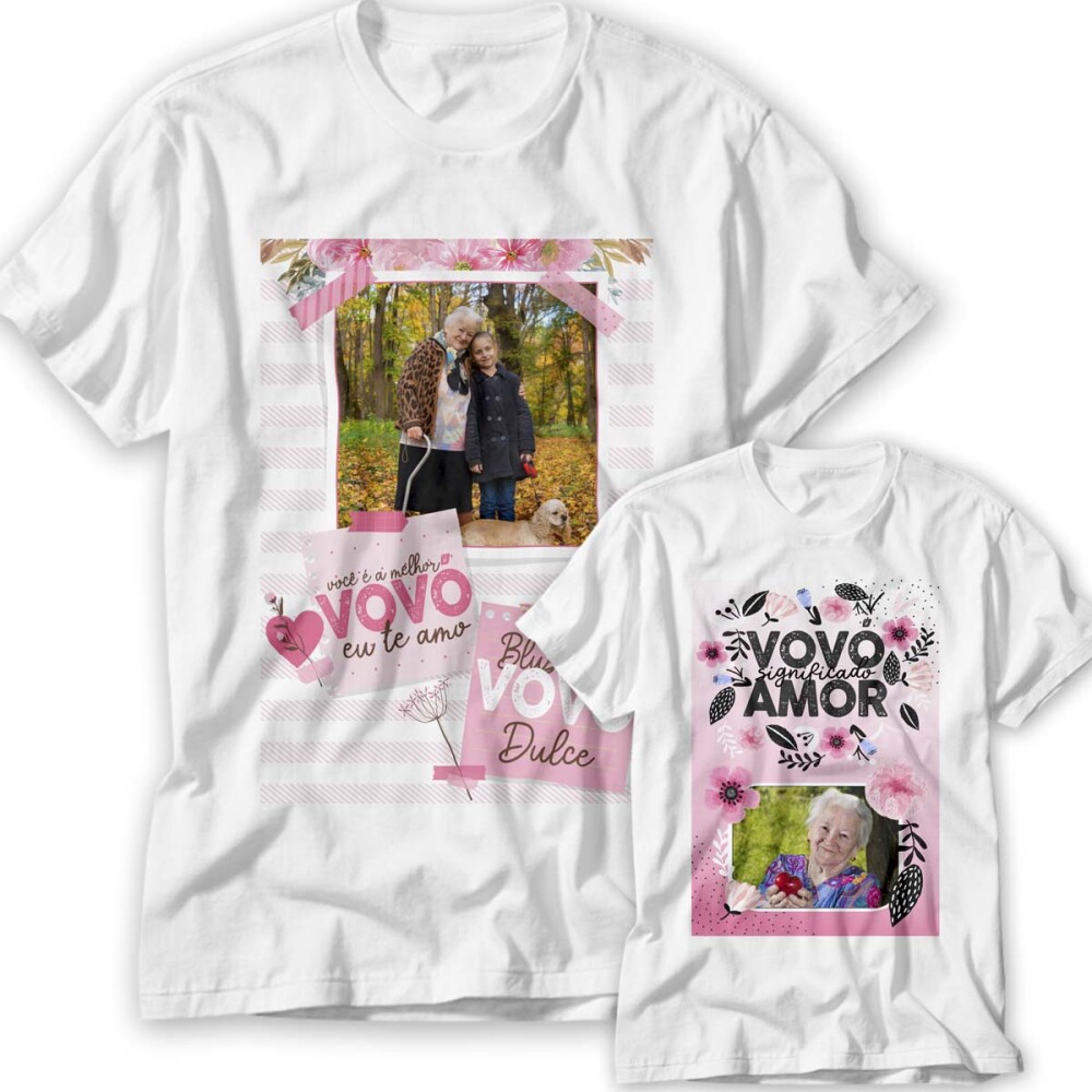 Estampas Sublimação Camisetas Dia dos Avós 10 Artes Corel