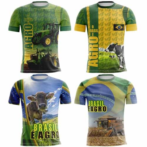 Estampas Artes Camisetas Agro Corel Sublimação Mockups