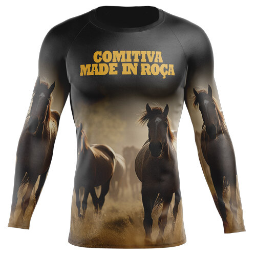 Estampas Cavalgada Camiseta Artes Sublimação Total Cavalos R