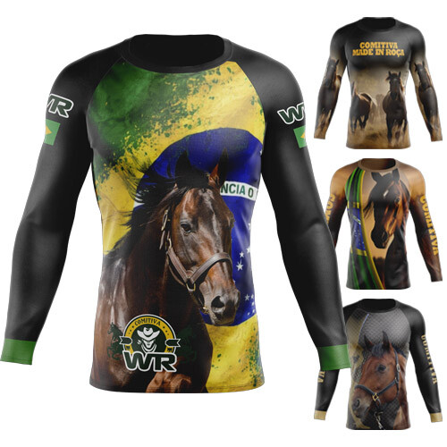 Pacote Artes Cavalgada Cavalos Sublimação Total Camisetas