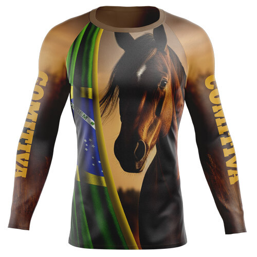 Pacote Artes Cavalgada Cavalos Sublimação Total Camisetas