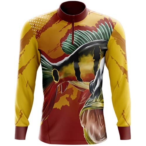 Artes Camisetas Pescaria Pesca 100 Estampas Sublimação Total