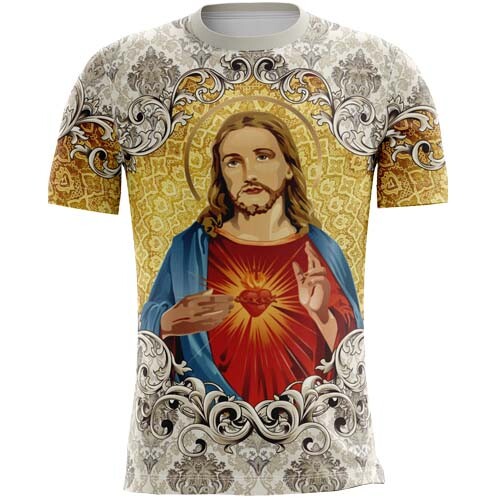 Estampas Camisetas Religiosas Santos Sublimação Total Artes