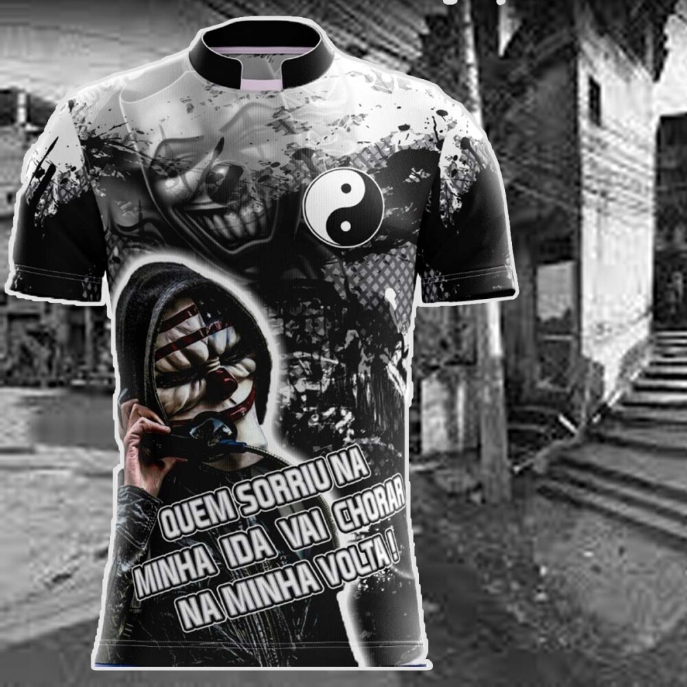 Sublimação Total Camisetas da Quebrada 70 Estampas Editáveis