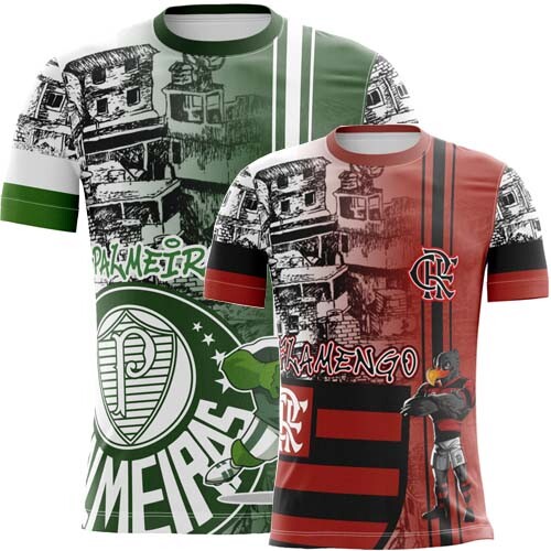 Estampas Sublimação Total Camisetas Times Quebrada Artes Cdr