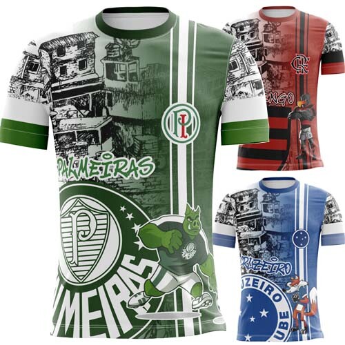 Pack 17 Estampas Artes Sublimação Camisetas Times Quebrada