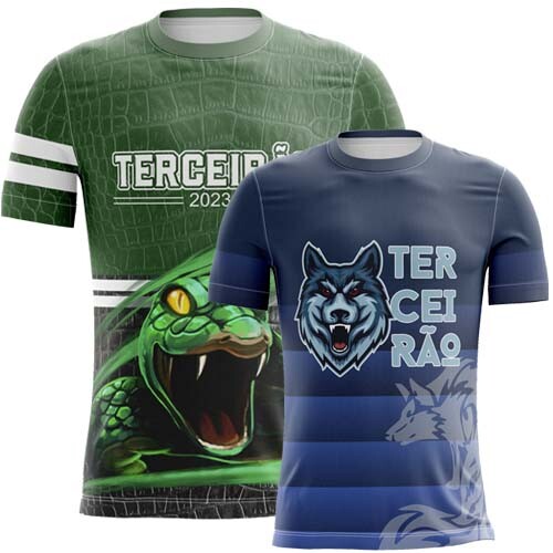 Artes Camisetas Sublimação Total Terceirão Formatura Mockups
