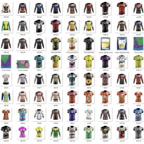 Pack 200 Estampas Camisetas Total Heróis Artes Premium
