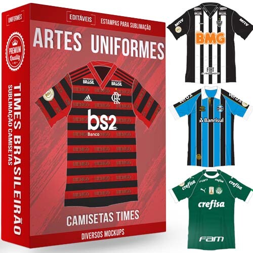 Artes Fardamentos Uniformes Times Brasileirão Campeonato Brasile