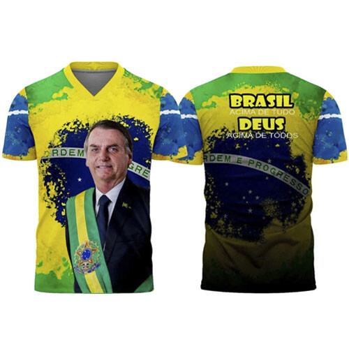 Artes Sublimação Total Camisetas Bolsonaro Mockups Cdr