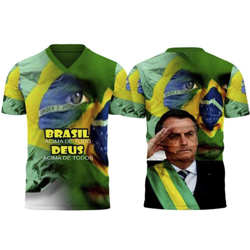 Artes Sublimação Total Camisetas Bolsonaro Mockups Cdr