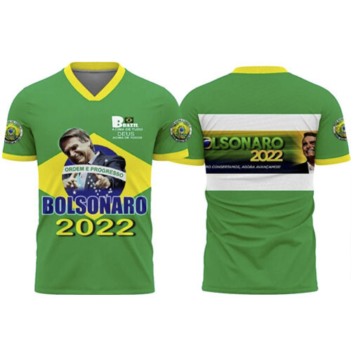 Artes Sublimação Total Camisetas Bolsonaro Mockups Cdr