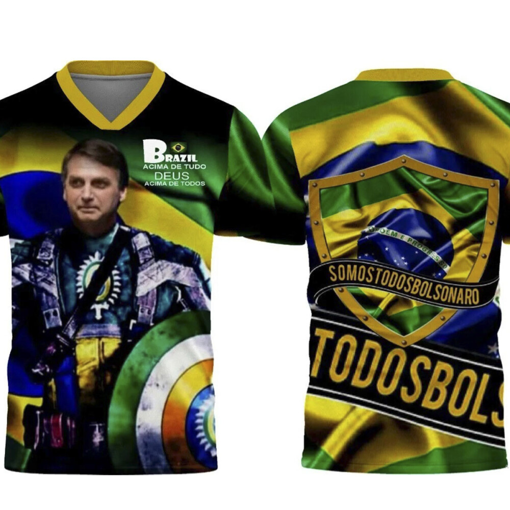 Estampas Camisetas Bolsonaro Sublimação Total Corel Mockups