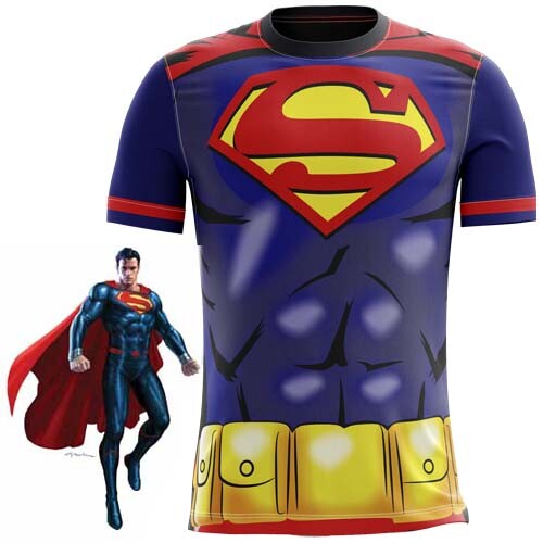 Pacote Artes Super Heróis Sublimação Total Camisetas
