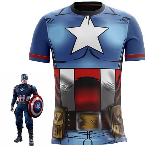 Pacote Artes Super Heróis Sublimação Total Camisetas