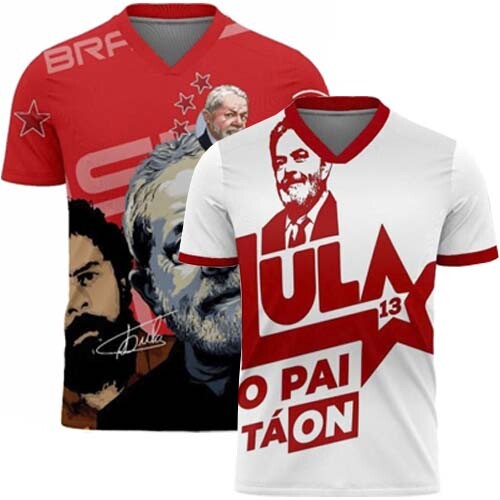 Estampas Camisetas Lula Sublimação Total Artes Mockups