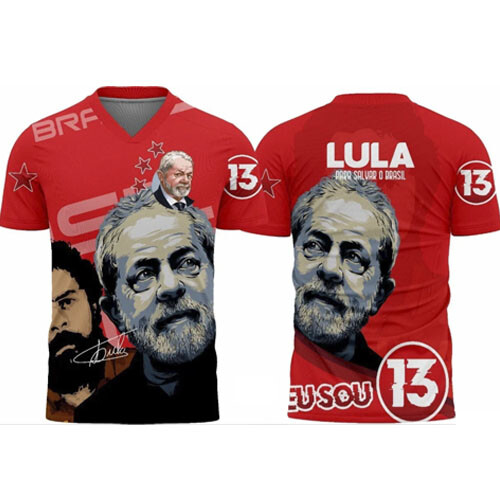 Estampas Camisetas Lula Sublimação Total Artes Mockups