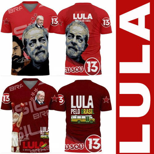 Pack Artes Estampas Lula Camisetas Sublimação Total Presidente