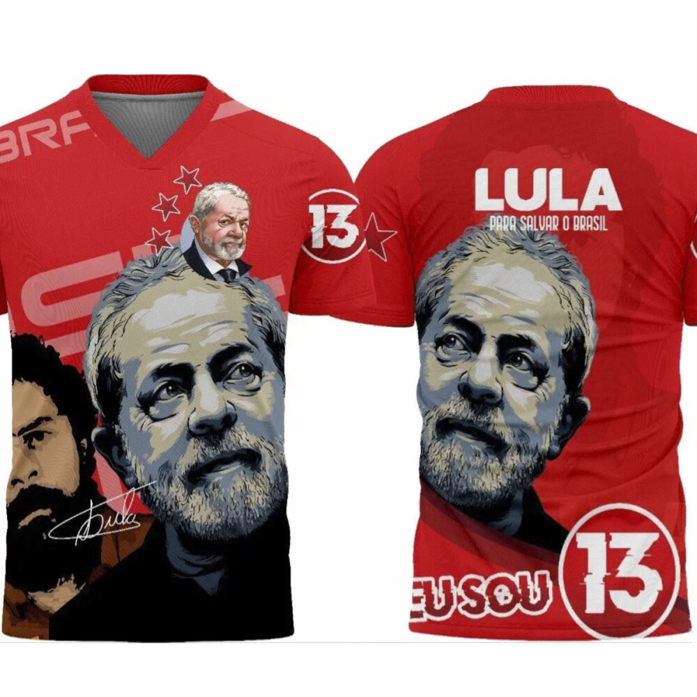 Pacote Artes Lula Camisetas Sublimação Total Presidente Estampa