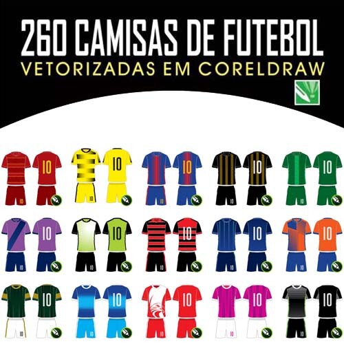 Estampas Times Uniformes 250 Fardamentos Artes Sublimação Total