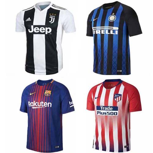 Estampas Fardamentos Times Europeus Uniformes Sublimação