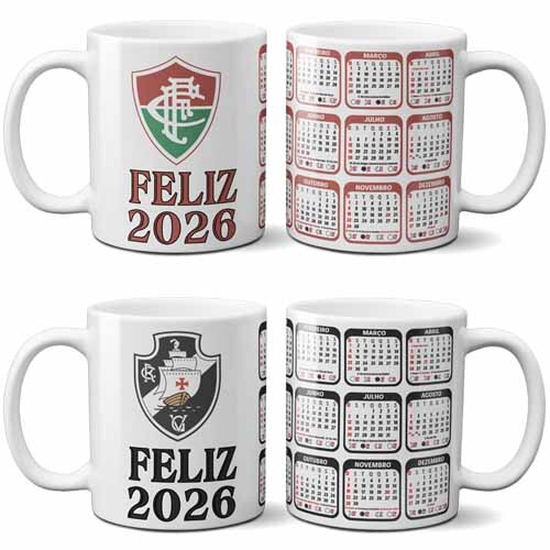 Estampas Calendários 2026 Sublimação Canecas Times Pack1