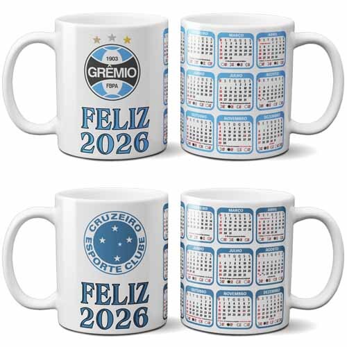 Pacote Artes Calendários 2026 Sublimação Pack1 Canecas