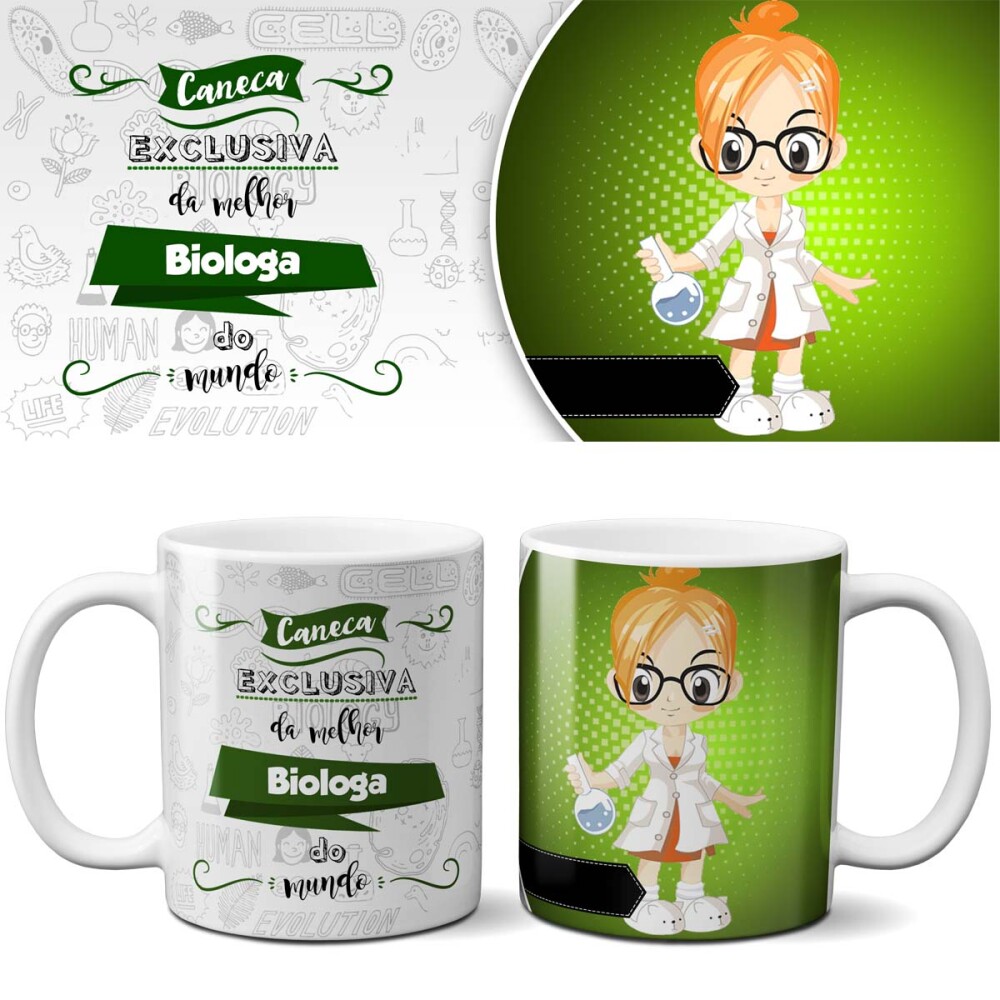 Pack Artes Profissões Estampas Psd Sublimação Canecas