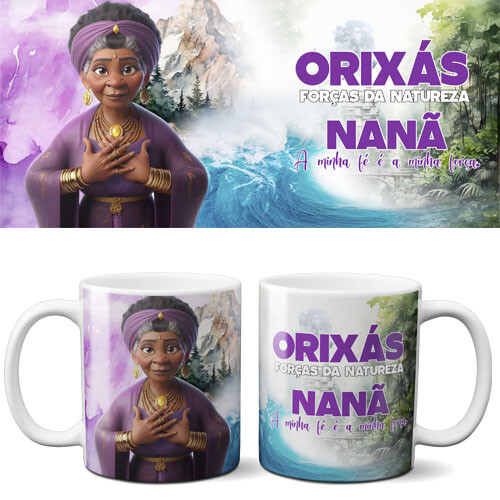Estampas Orixás Sublimação Canecas Premium Artes Editáveis