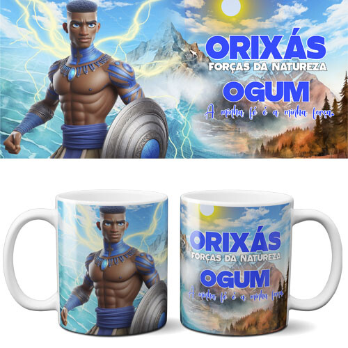 Estampas Orixás Sublimação Canecas Premium Artes Editáveis