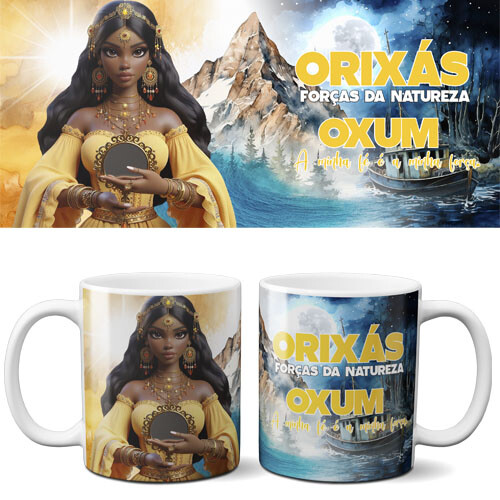 Estampas Orixás Sublimação Canecas Premium Artes Editáveis