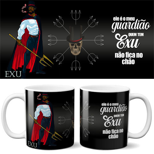 Artes Canecas Umbanda Orixás Editávies Sublimação Mockups