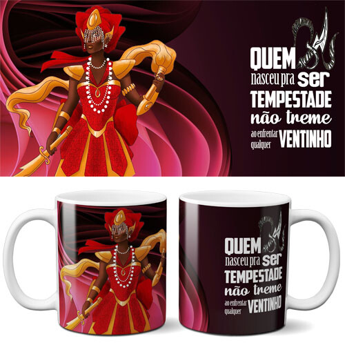 Pacote Artes Estampas Sublimação Canecas Umbanda Orixás