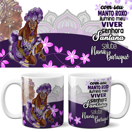 Pacote Artes Estampas Sublimação Canecas Umbanda Orixás