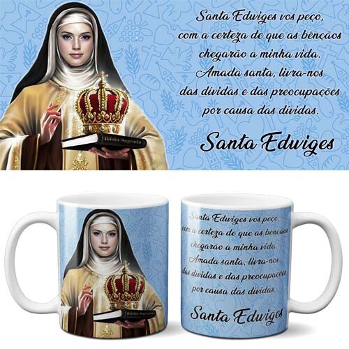 Pack 30 Artes Editáveis Canecas Orações Religiosas Mockups