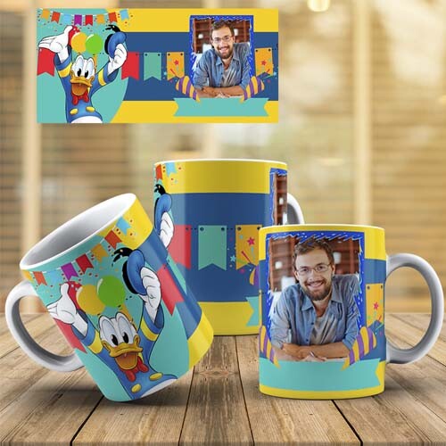Pack 22 Artes Parabéns Aniversário Infantil Disney Canecas