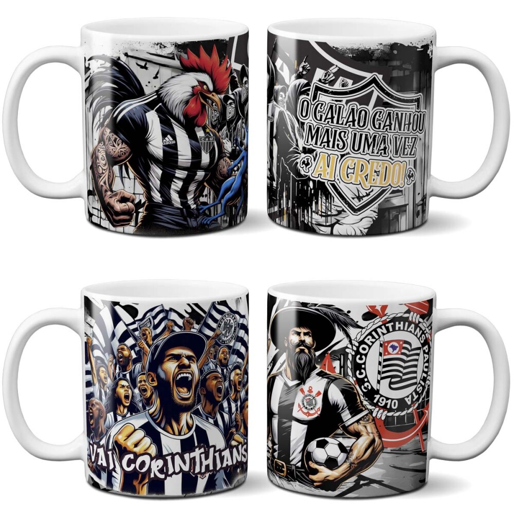 Pacote 22 Artes Times Brasileirão Futebol Mockups Sublimação P