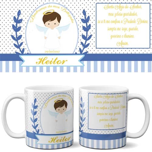 Estampas Batizado Madrinha Padrinho Artes Sublimação Canecas