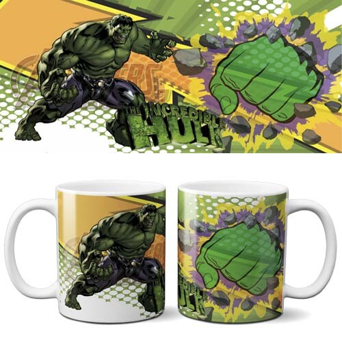 Artes Super Heróis Sublimação Canecas Editáveis Estampas Mock