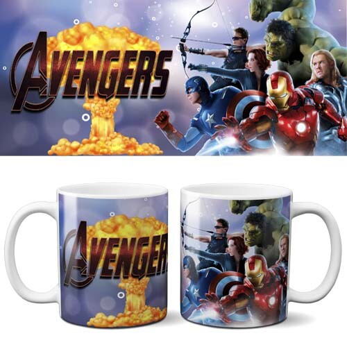 Estampas Super Heróis Editáveis Canecas Artes Sublimação