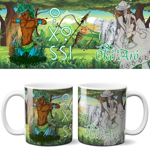 Artes Coleção Orixás Estampas Canecas Sublimação Mockups V