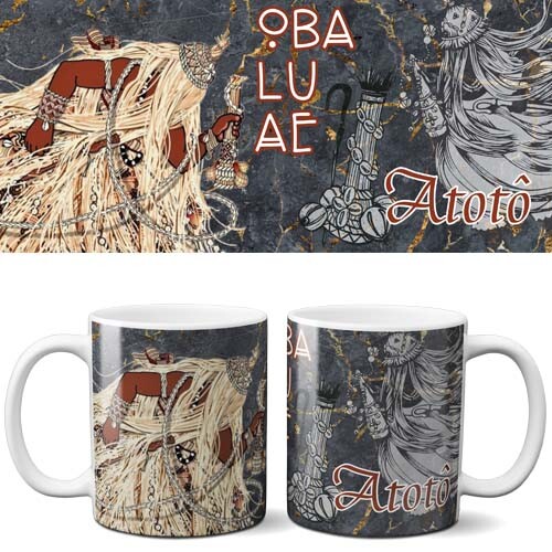 Pacote 16 Artes Orixás Sublimação Canecas Editáveis V