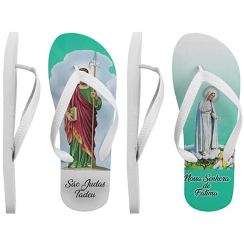 Pacote 25 Artes Chinelos Religiosos Católicos Mockups