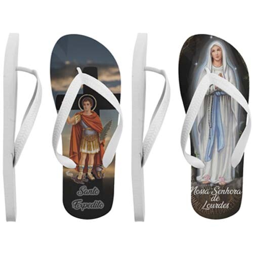 Pacote 25 Artes Chinelos Religiosos Católicos Mockups