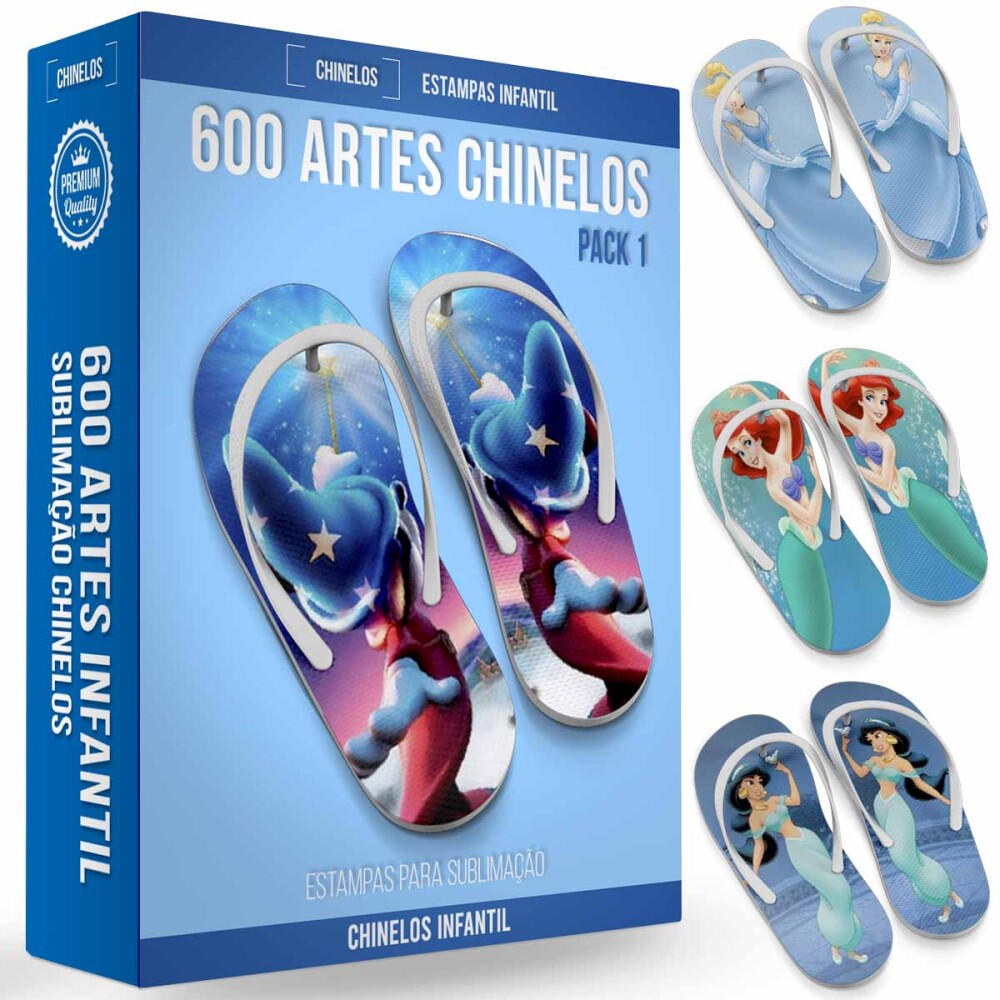 Artes Prontas Chinelos Infantil Dia Crianças Sublimação