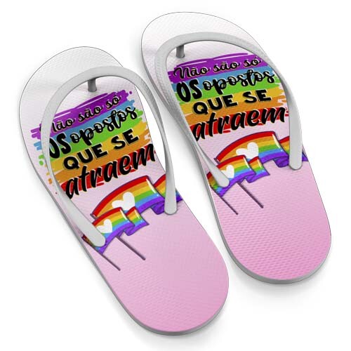 Pacote 20 Artes Chinelos Lgbt Orgulho Gay Sublimação Mockups